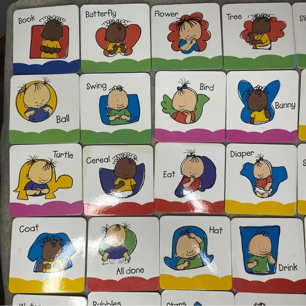 Youth‎ Sign Language Flash Board Cards Set of 31 Educational Learning for Kids
